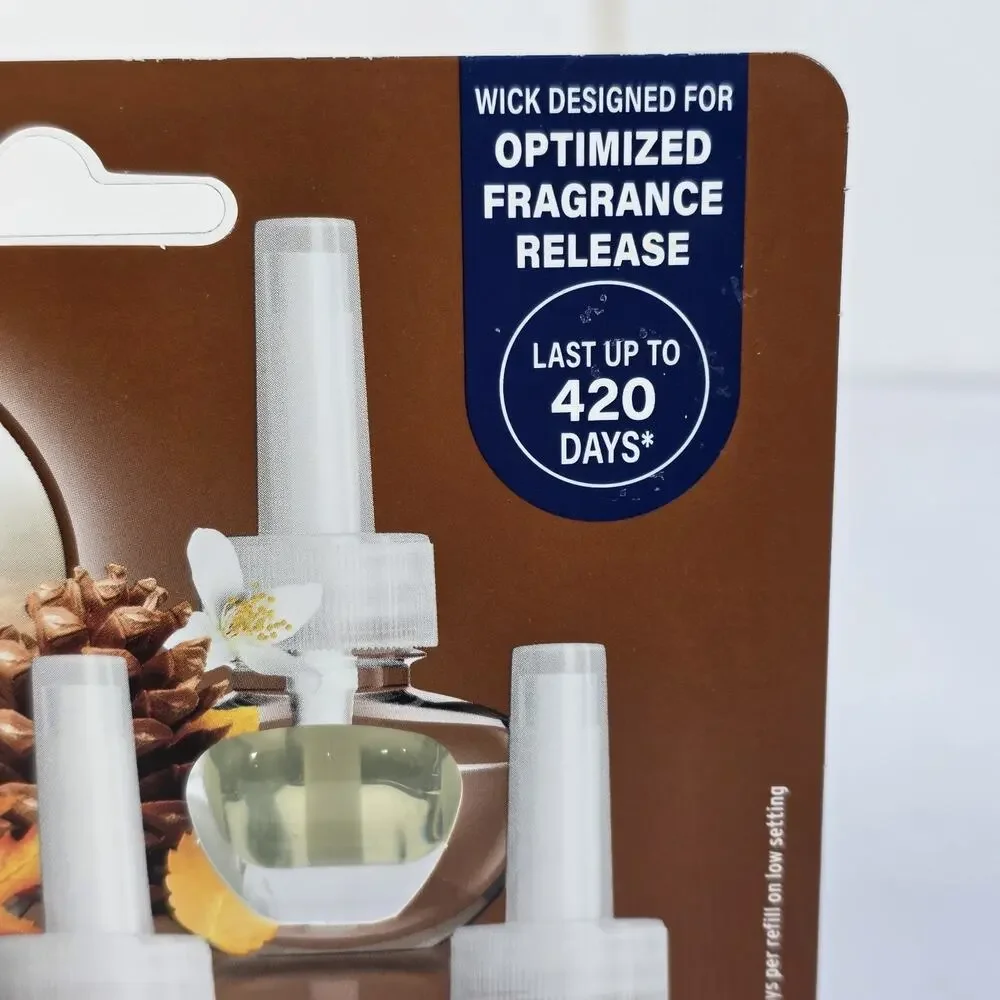 Glade Plugins Refills Air Freshener Cashmere Woods Scented Essential Oils 7pk